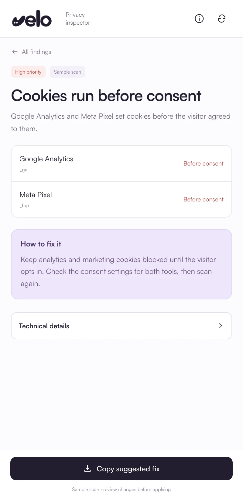 Uma descoberta aberta: cookies carregados antes do consentimento, as evidências do Google Analytics e do Meta Pixel e como corrigir